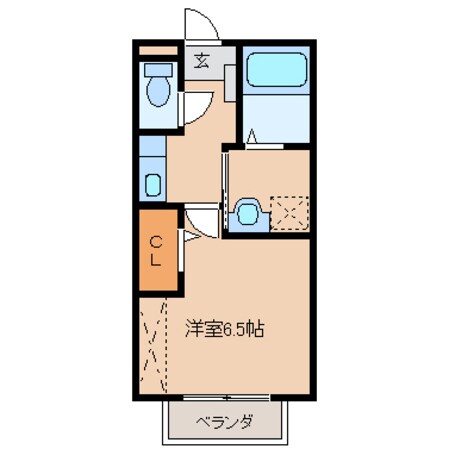 アムール東櫛原の物件間取画像